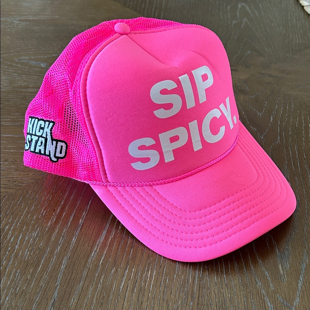 OTTO Hot Pink "SIP SPICY" Trucker Hat